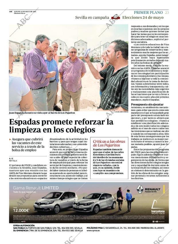 ABC SEVILLA 14-05-2015 página 23