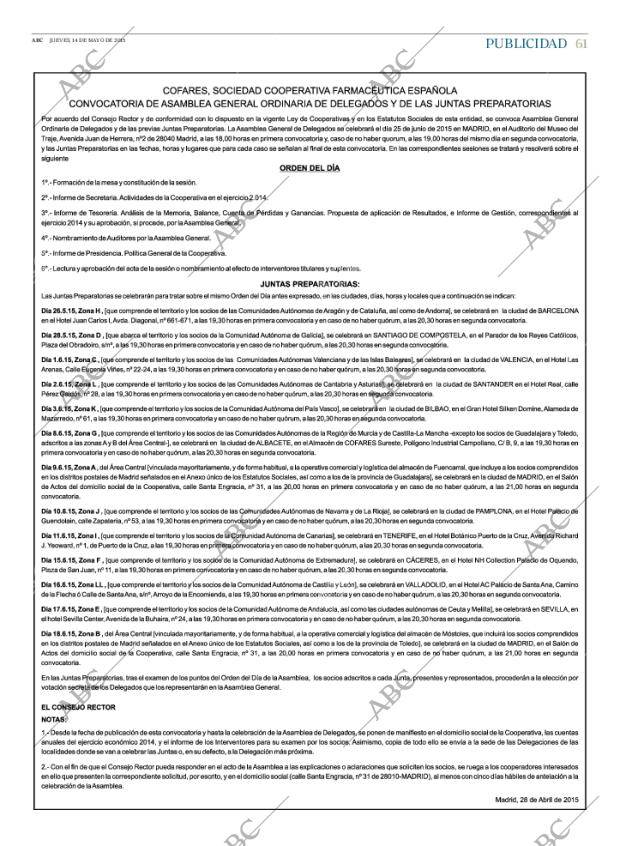 ABC SEVILLA 14-05-2015 página 61