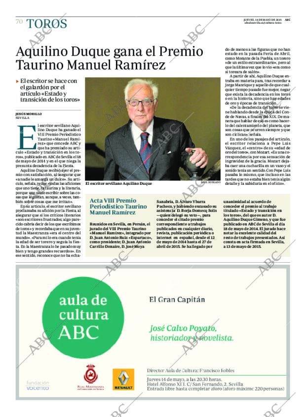 ABC SEVILLA 14-05-2015 página 70