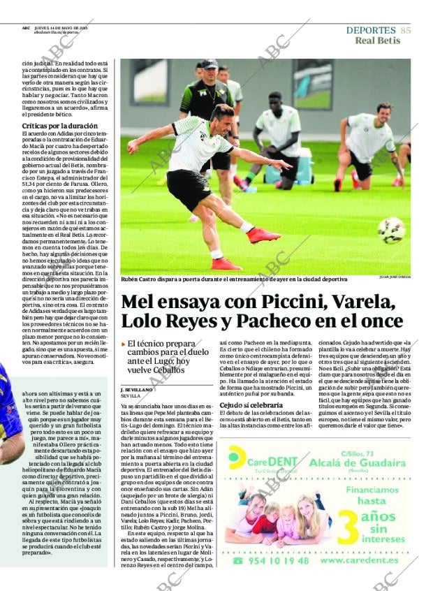 ABC SEVILLA 14-05-2015 página 85