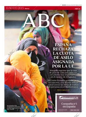 ABC MADRID 19-05-2015 página 1