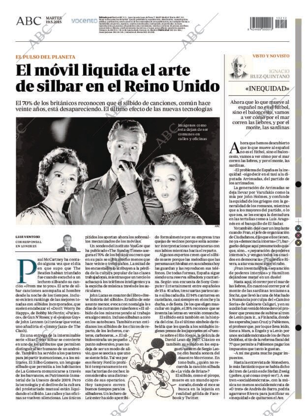 ABC MADRID 19-05-2015 página 90
