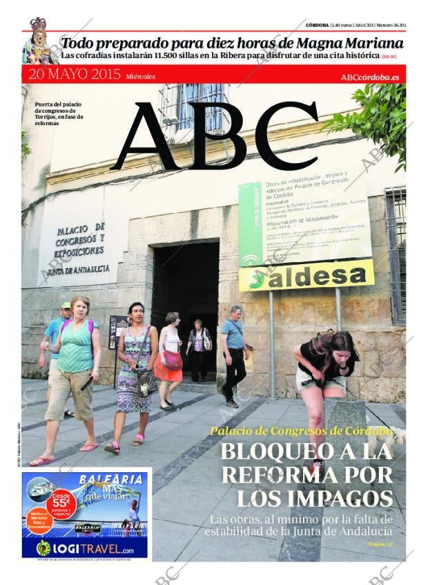 ABC CORDOBA 20-05-2015 página 1