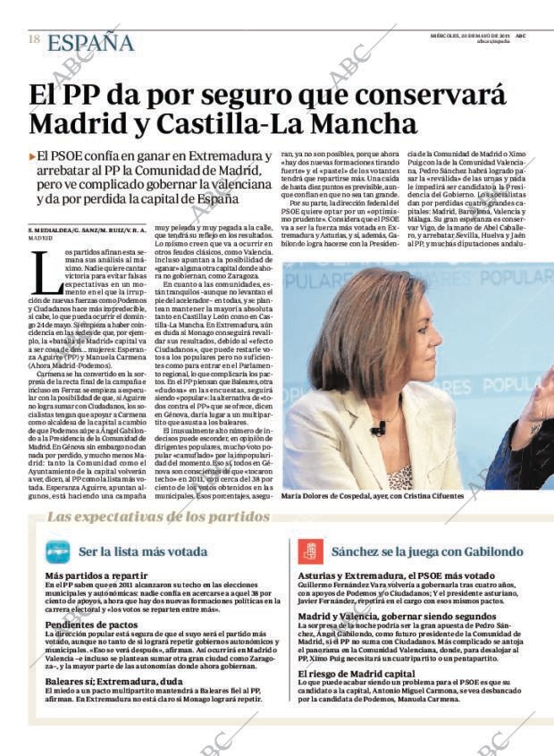 ABC MADRID 20-05-2015 página 18