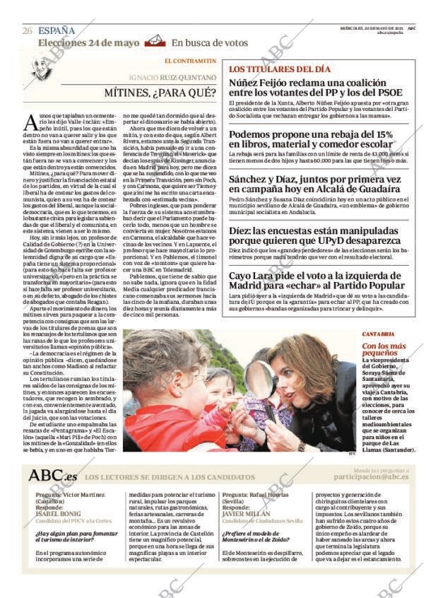 ABC MADRID 20-05-2015 página 26