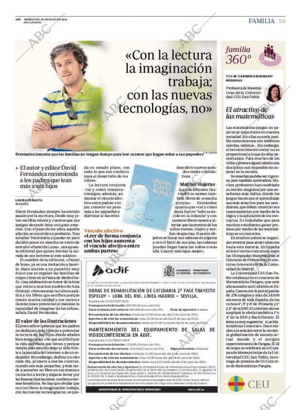 ABC MADRID 20-05-2015 página 59