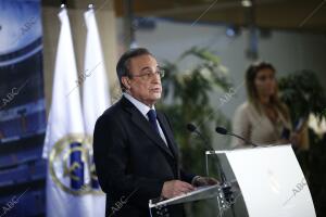 Rueda de prensa de Florentino Pérez para anunciar el cese de Carlo Anchelotti