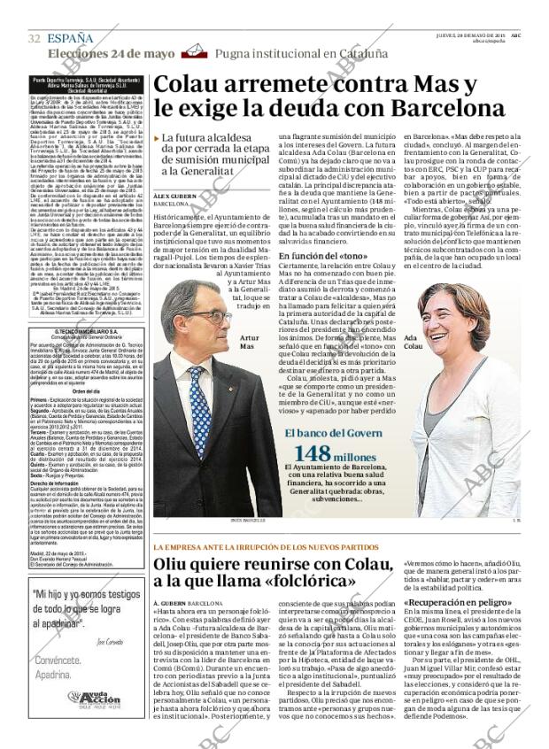 ABC MADRID 28-05-2015 página 32