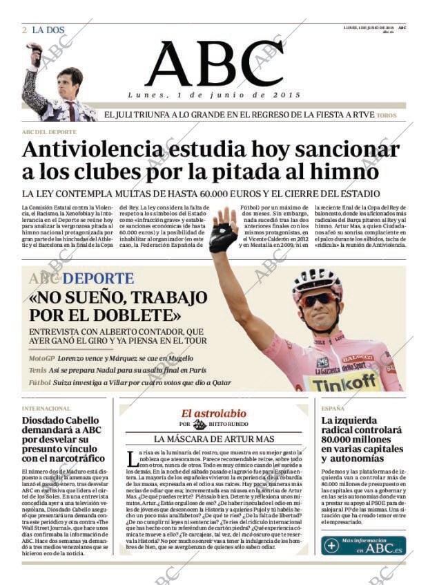 ABC MADRID 01-06-2015 página 2