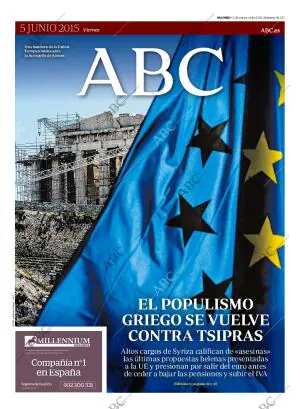 ABC MADRID 05-06-2015 página 1