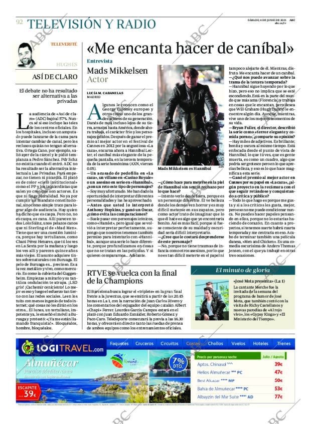 ABC MADRID 06-06-2015 página 92