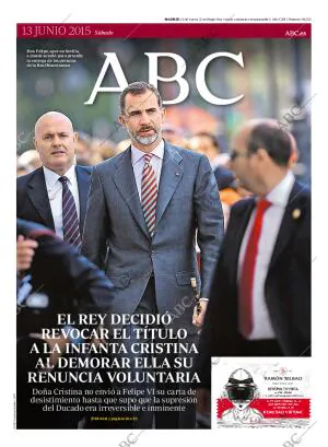 ABC MADRID 13-06-2015