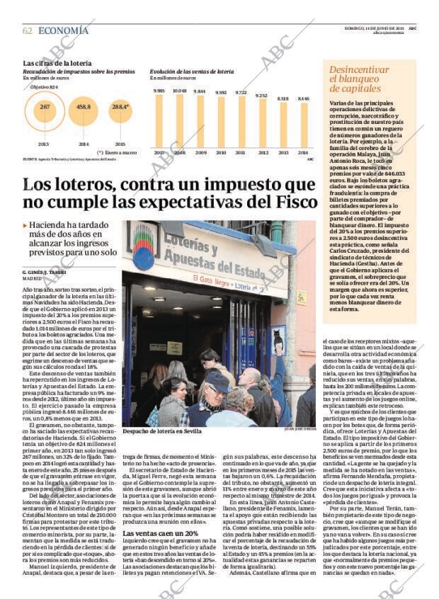 ABC MADRID 14-06-2015 página 64
