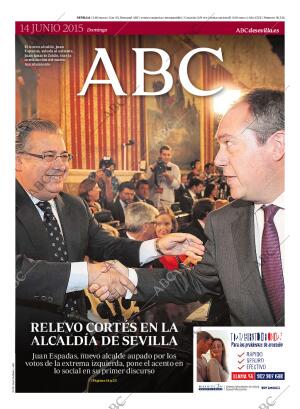 ABC SEVILLA 14-06-2015 página 1