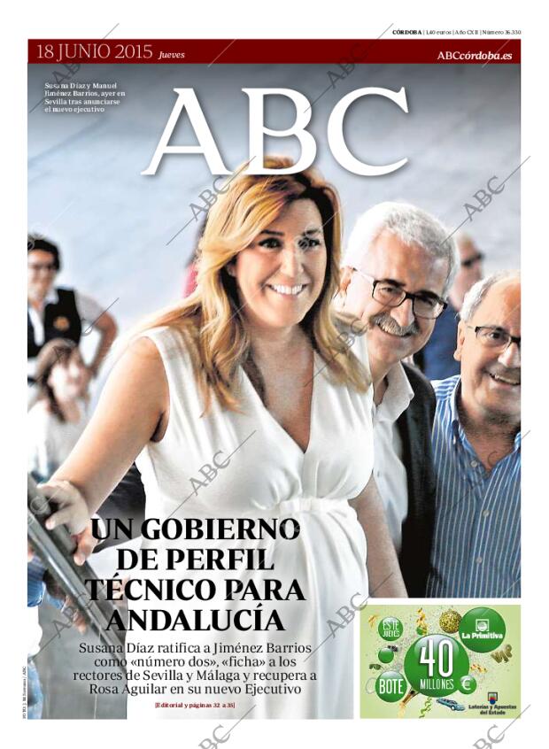 ABC CORDOBA 18-06-2015 página 1