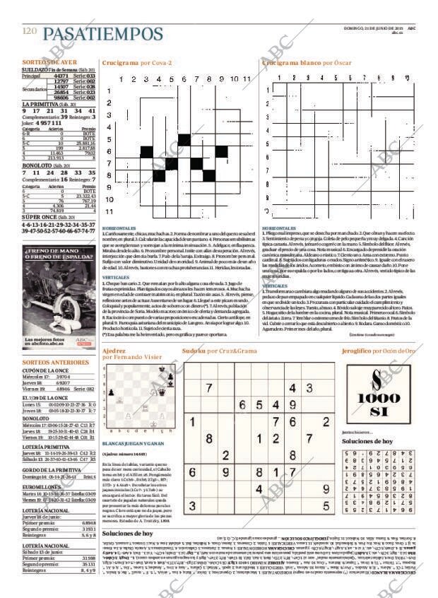 ABC MADRID 21-06-2015 página 120