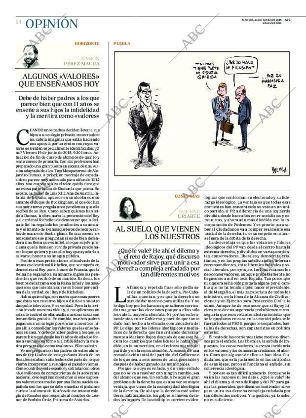 ABC MADRID 23-06-2015 página 14