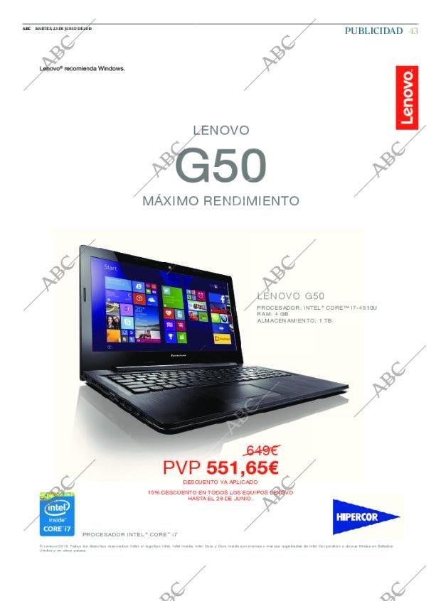 ABC MADRID 23-06-2015 página 43