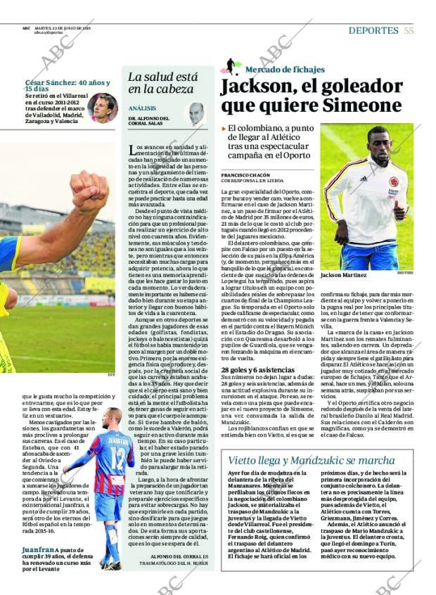 ABC MADRID 23-06-2015 página 55