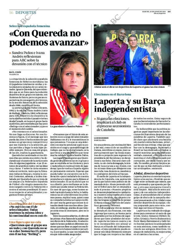 ABC MADRID 23-06-2015 página 56