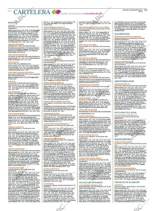 ABC MADRID 23-06-2015 página 64