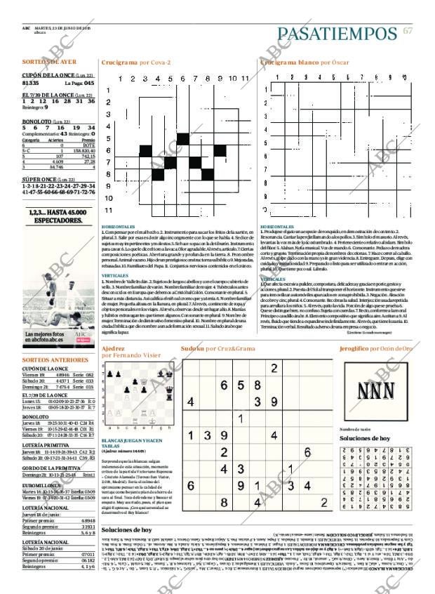 ABC MADRID 23-06-2015 página 67