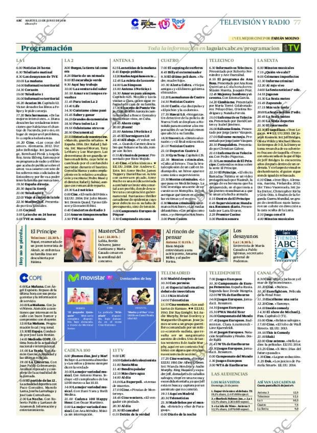 ABC MADRID 23-06-2015 página 77