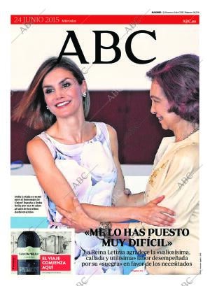 ABC MADRID 24-06-2015 página 1