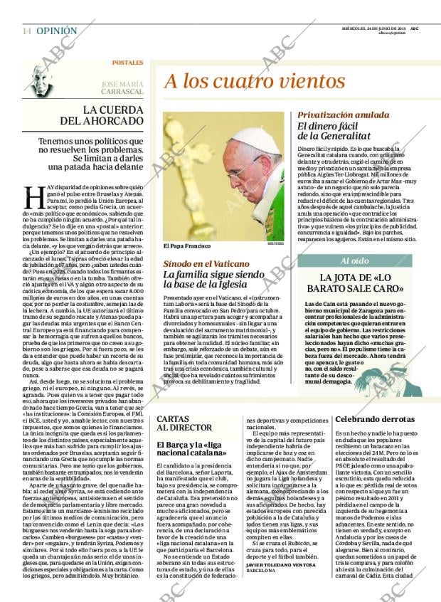 ABC MADRID 24-06-2015 página 14