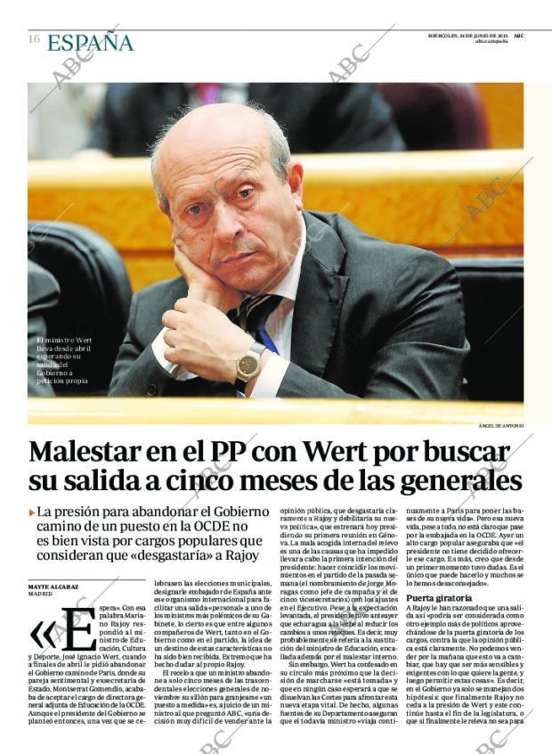 ABC MADRID 24-06-2015 página 16