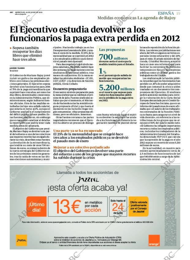 ABC MADRID 24-06-2015 página 19