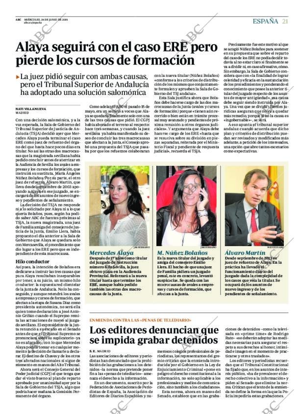 ABC MADRID 24-06-2015 página 21