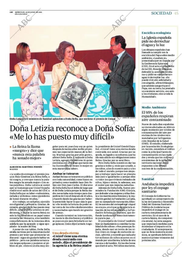 ABC MADRID 24-06-2015 página 45