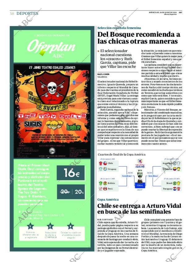 ABC MADRID 24-06-2015 página 58