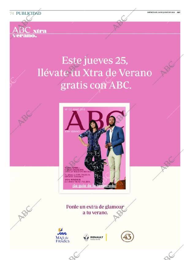 ABC MADRID 24-06-2015 página 74