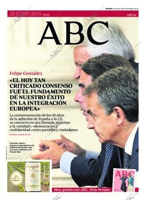ABC MADRID 25-06-2015 página 1