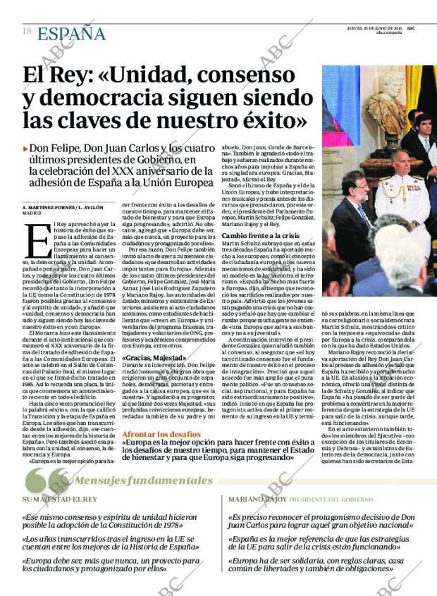 ABC MADRID 25-06-2015 página 18