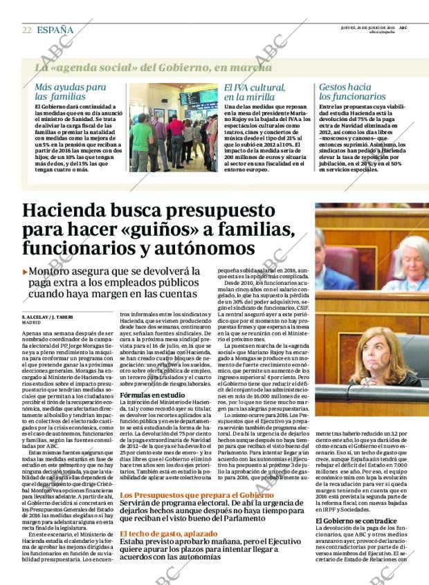 ABC MADRID 25-06-2015 página 22