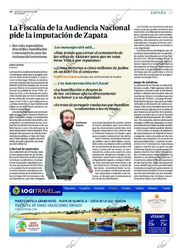 ABC MADRID 25-06-2015 página 29