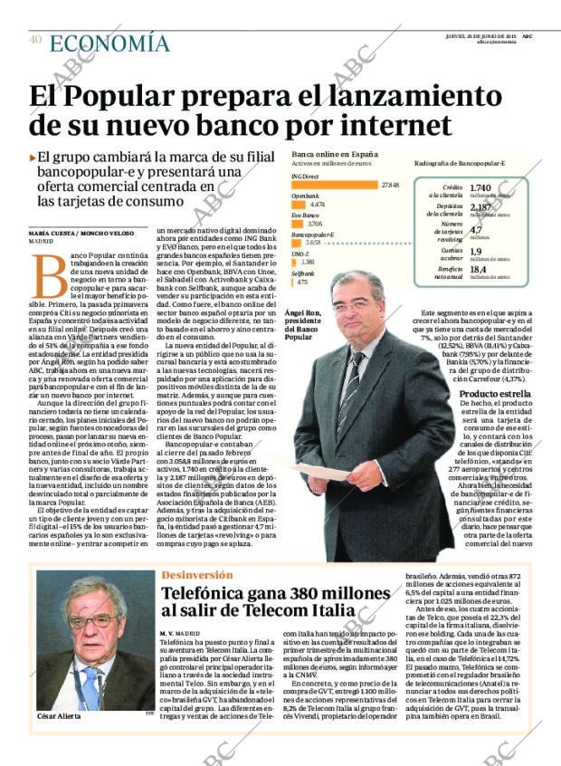 ABC MADRID 25-06-2015 página 40