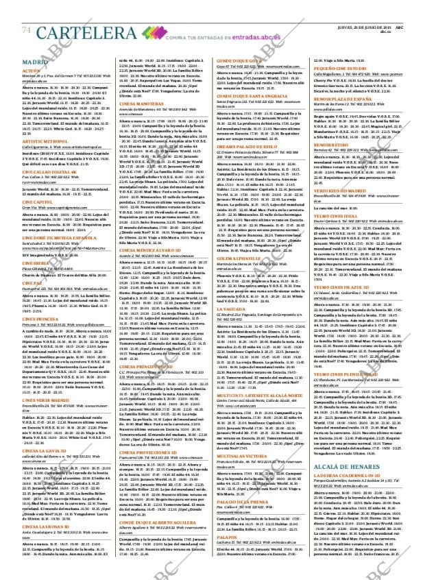 ABC MADRID 25-06-2015 página 74