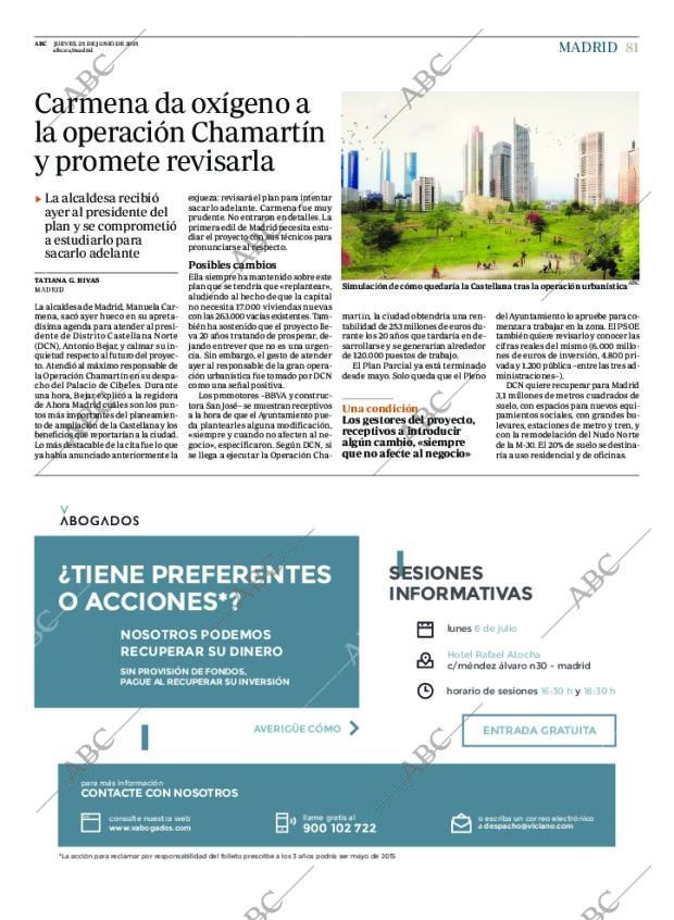 ABC MADRID 25-06-2015 página 81