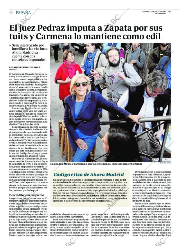 ABC MADRID 26-06-2015 página 26