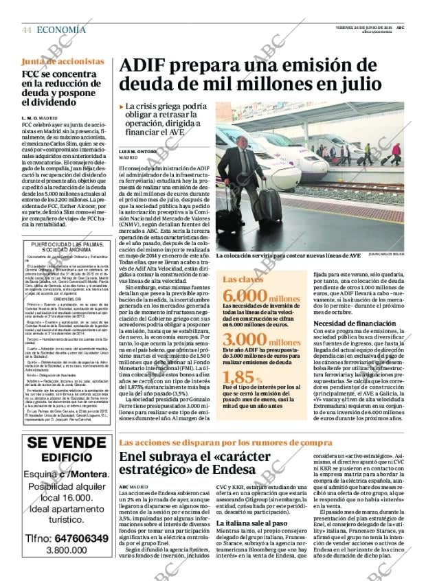 ABC MADRID 26-06-2015 página 44