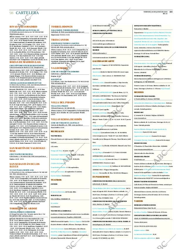 ABC MADRID 26-06-2015 página 98