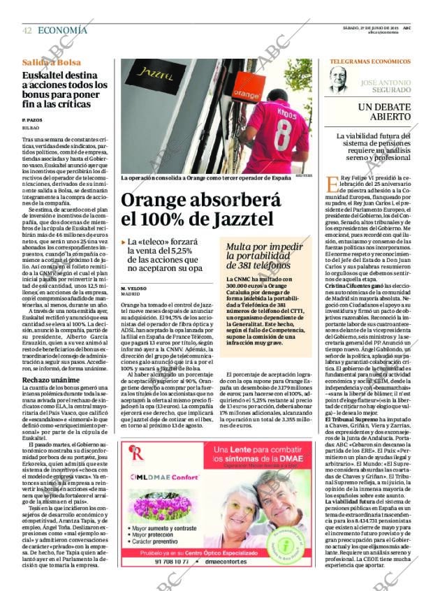ABC MADRID 27-06-2015 página 42