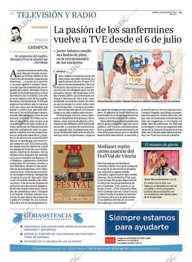 ABC MADRID 27-06-2015 página 94