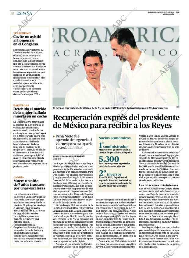 ABC MADRID 28-06-2015 página 38