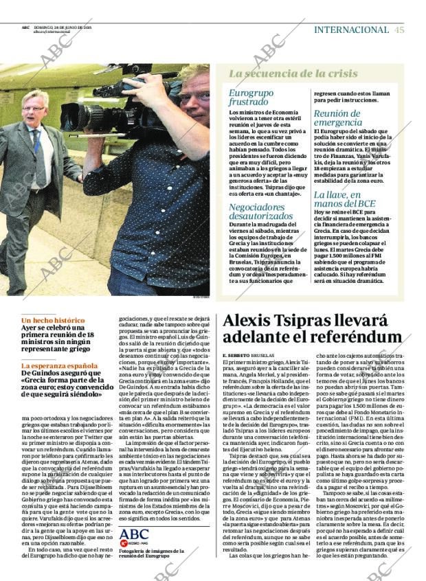 ABC MADRID 28-06-2015 página 45