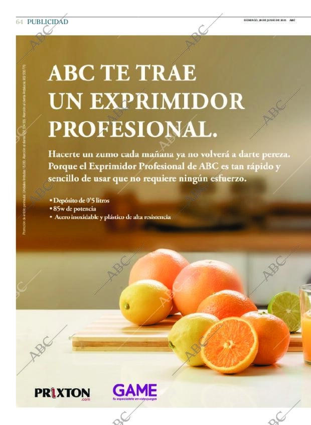 ABC MADRID 28-06-2015 página 64